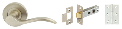 Sywell Door Pack-Lvr/Rose Latch Set SN