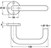 Tiana II Safety Lever Hdls D19mm 201 SSS