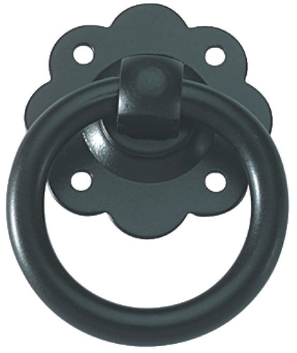 Plain Ring Handle D67x25mm St Blk