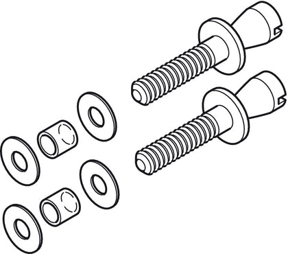 Glass Door Fixing Set B2B D22mm M8