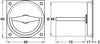 Flush Ring Hdl 90x90mm 8mm Hole 304 BSS