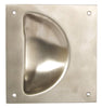 Flush Pull Hdl 130x120mm 304 BSS