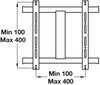 Vogel's THIN445 Wall Mnt Brk Tilt 32-55