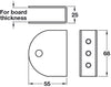 Cubicle Fitting Channel Bkt 17-21mm SA