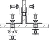 PBA Cub/Gls 316L Ang Brkt T Brkt Gls SSS