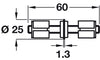 PBA Cub/Gls Rail Connector SS/Galv