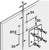 PBA Cub/Gls 316L Hinge Sprung SSS