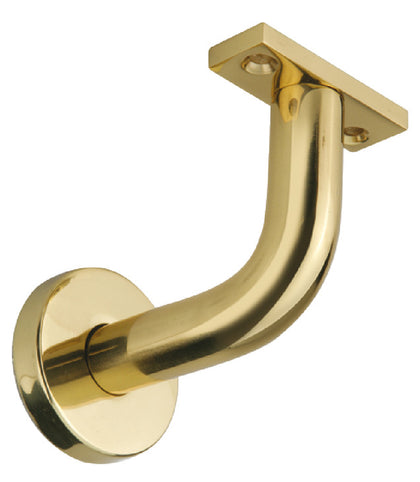 D52mm Handrail Bracket 78mm Brass PB