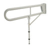 Nyma Pro Hinged Sup Rail w Leg 800mm Wht