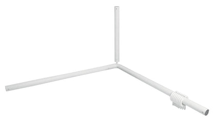 PBA ProCAP Crn S.Curtain Rail 1215mm Wht