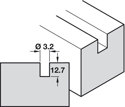 Up-Cut RH Spiral Router Shaft D8x25mm