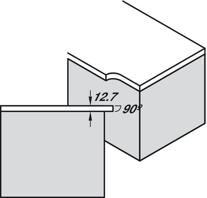 Trend 90D Flush Trimmer Shaft D12.7mm