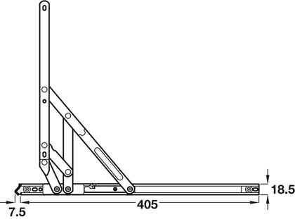 Egress/Easy Clean Friction Hinge Side