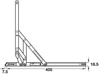 Loadpro Egress/Easy Clean Friction Hinge