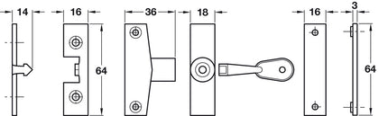 Snaplock f Windows w Std Key St White