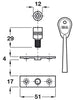 Sash Window Locks With Key St/Brs Sat