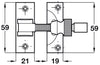 Sash Fastener Brighton Pat Lock Brass SC