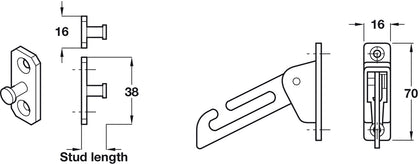 Face Fix Restrictor 12.5mm SS/ZA White