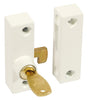 Flush Pivot Lock w 1 Cut Key White