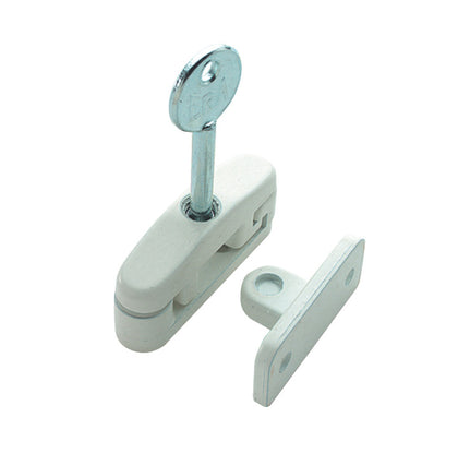 Swinglock Window Lock w Key St White