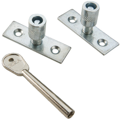 Sash Window Locks With Key St/Brs Sat
