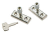 Window Staylock w 1 Key St/Brs Satin