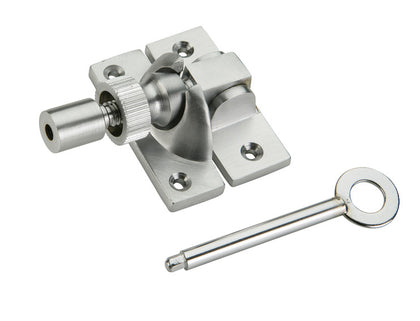 Sash Fastener Brighton Pat Lock Brass SC