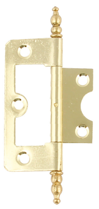 Flush Hinge/Finial 60x25mm St/ZA EB