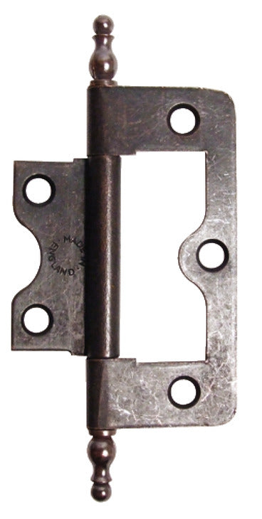 Flush Hinge 88mm MD Inset St/ZA FB