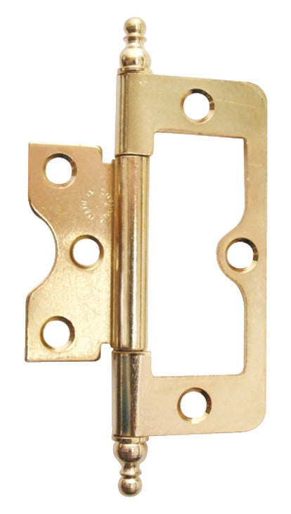 Flush Hinge 75x25mm MD Inset Steel EB