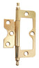 Flush Hinge 76x25mm MD Inset Steel FB