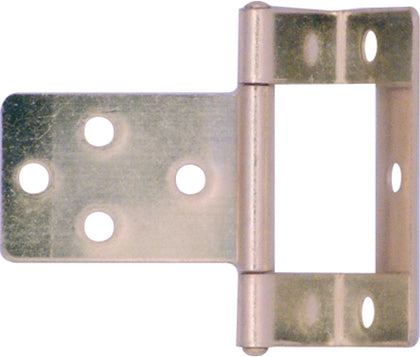 Flush Hinge Cranked 50mm Steel EB