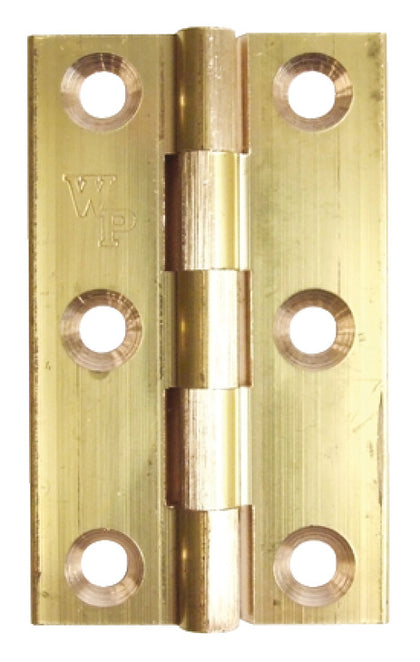 Butt Hinge Heavy Gauge 64x38mm Brs Self