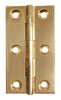 BRASS Broad Style Hinge 75x42mm Polished Brass