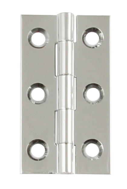 Butt Hinge Sqr 50x28mm Brs PC/Pin SSS