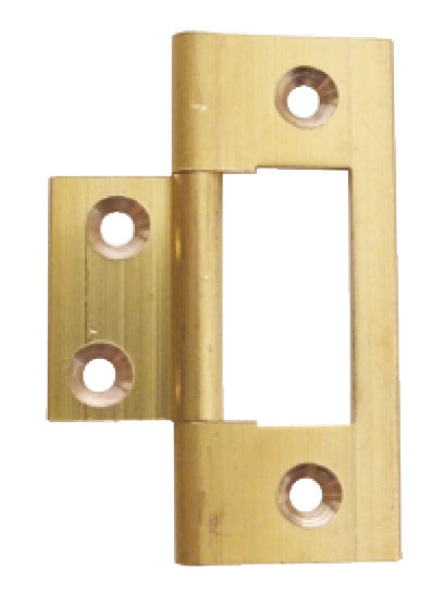 Flush Hinge 64x19mm Inset Stght 290 Self