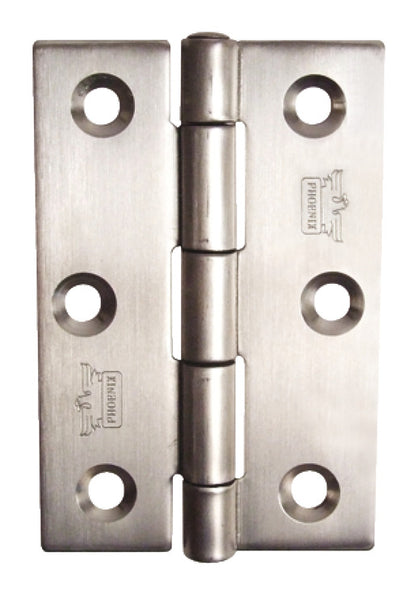 Butt Hinge Plain Sqr 76x50mm 304 PSS