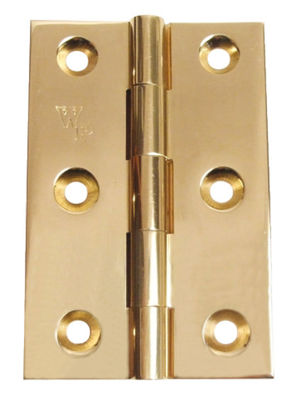 Butt Hinge Heavy Gauge 76x50mm Brs PC