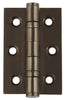 Butt Hinge 2BB Sqr 76x51mm Steel SN