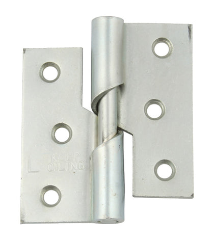 466 Butt Hinge Rising 76x74mm RH St BZP