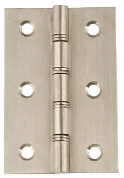 Butt Hinge DSSW Sqr 76x50mm SS SSS