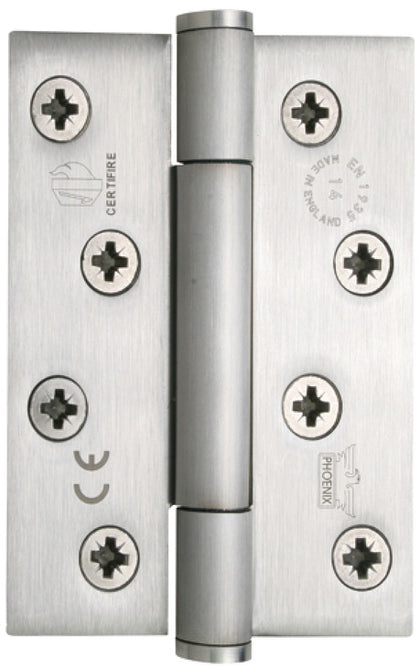 Butt Hinge Conc BB Sqr 102x76mm 304 SSS
