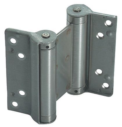 Spring Hinge Dbl Act 100x75mm St Slv