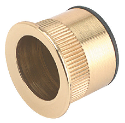 Pocket Door Flush Hdl D25/29x24mm Brs PC