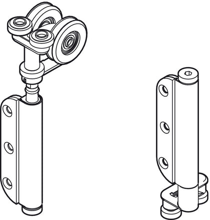 SlidoFold 100U End Hanger Std Set RH SSS