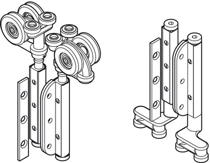 SlidoFold 100U End Hanger Set 316 GSS