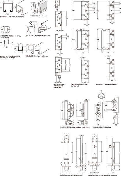 SlidoFold 100U Comp Set 5Dr Silver