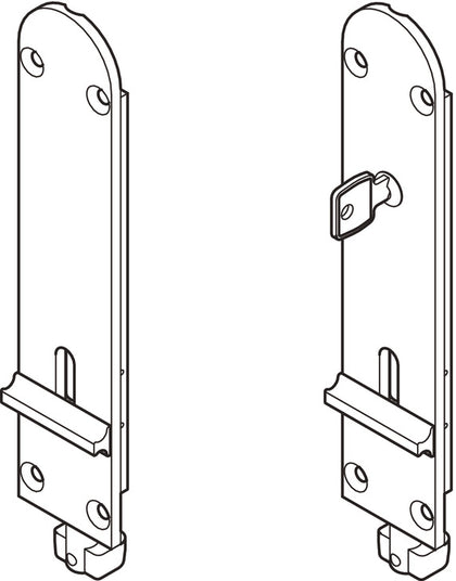 SlidoFold 100U DBolt 190 Btm w Lock GSS