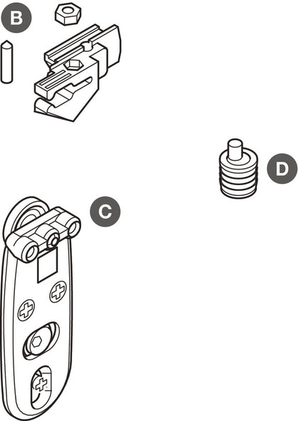 Hafele System 3 Infront FitSet 2Door