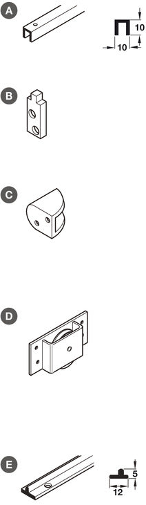 Jason Additional Bottom Track 1.8m Alu